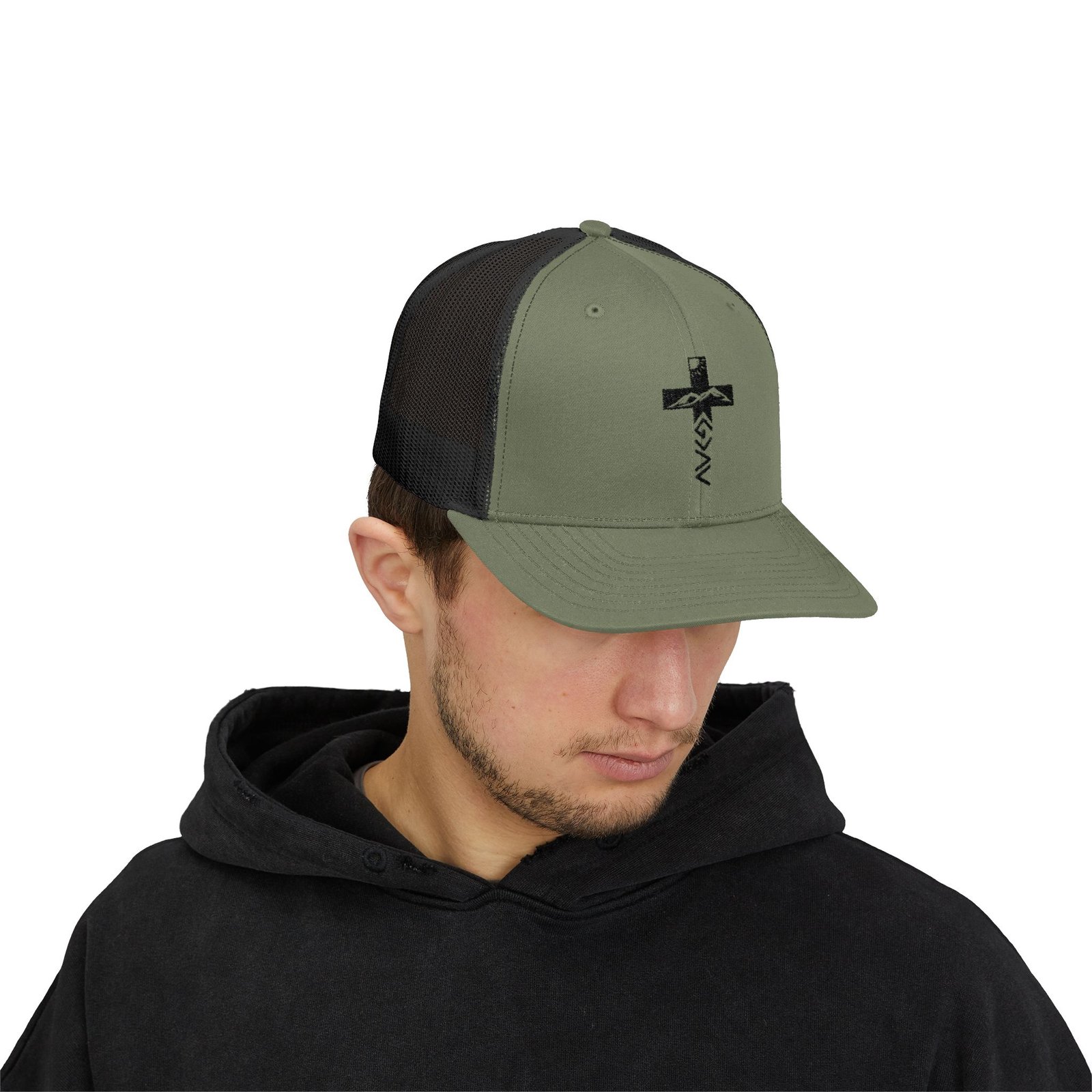 God is Greater Trucker Cap - Image 2