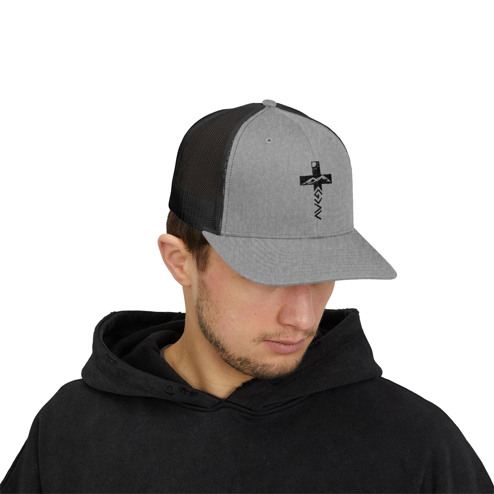 God is Greater Trucker Cap - Image 6