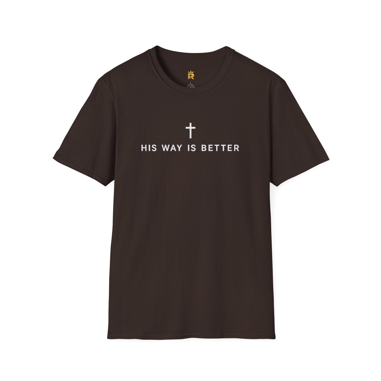 His Way Is Better Christian T-Shirt — Faith Cross Graphic Tee - Image 3