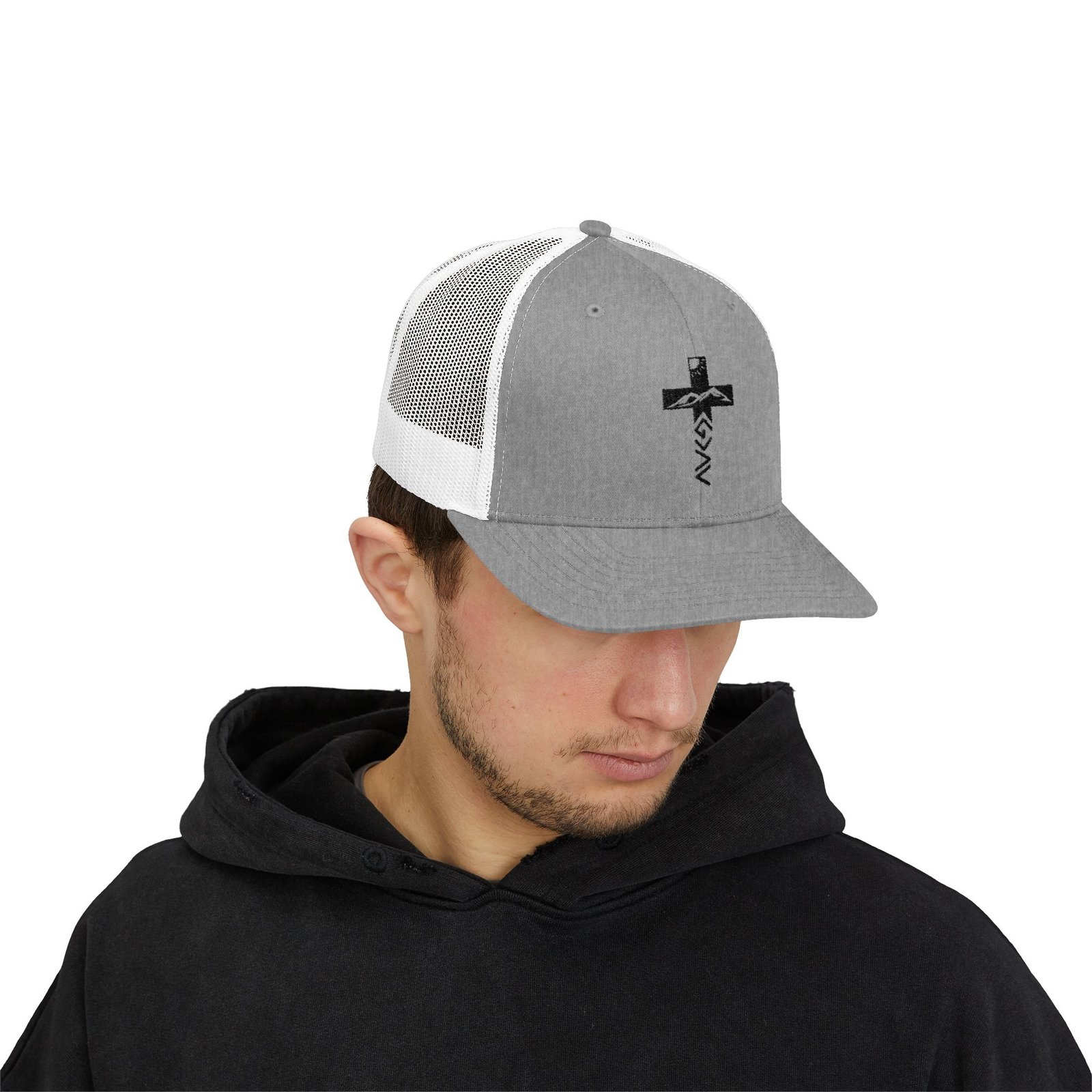 God is Greater Trucker Cap - Image 10