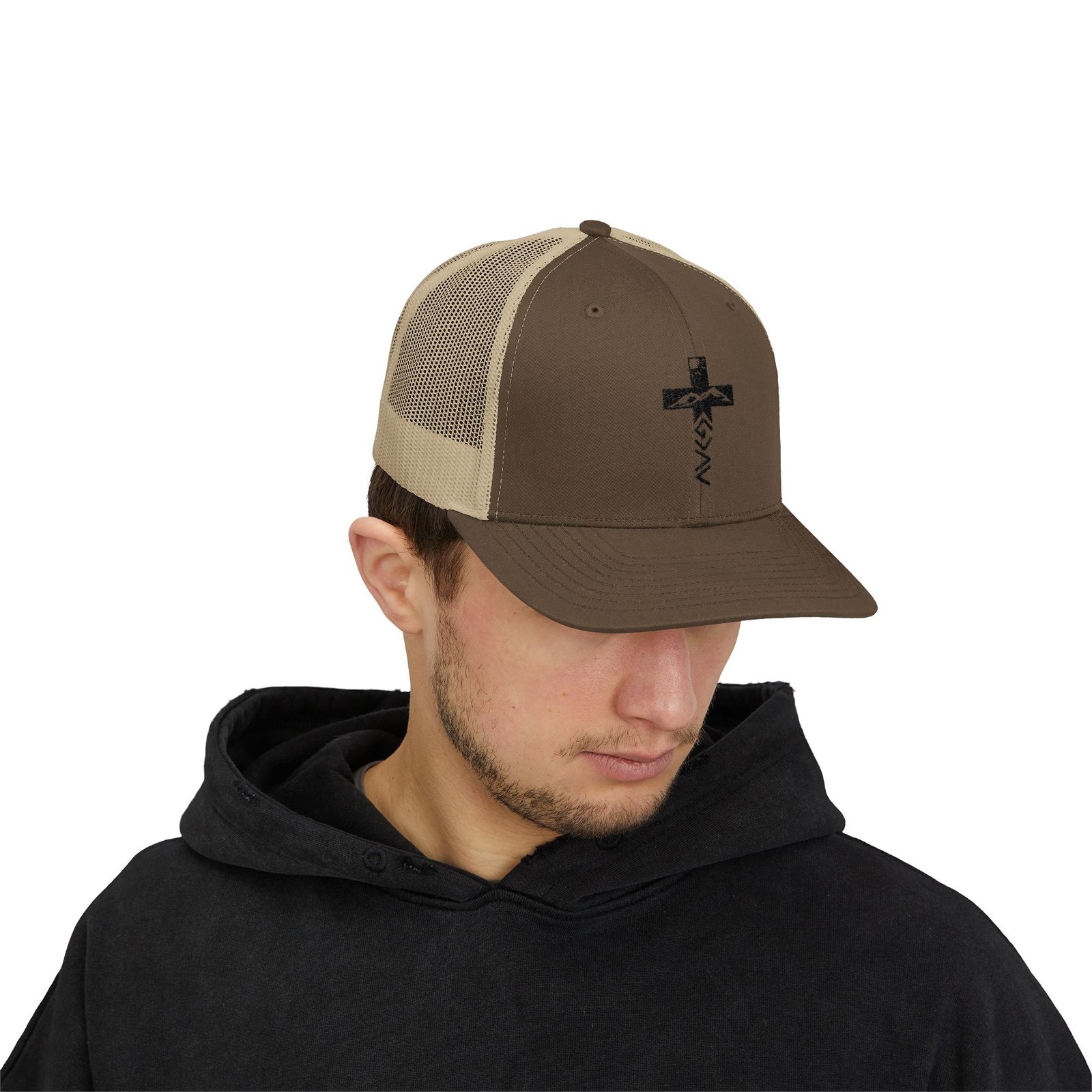 God is Greater Trucker Cap - Image 8